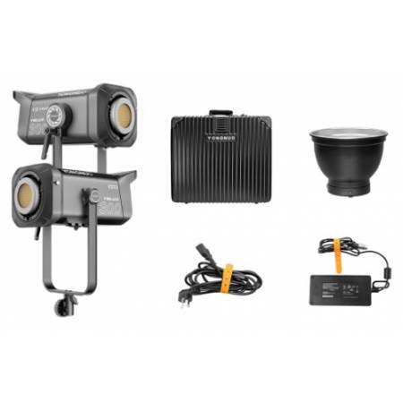Yongnuo LUX300 RGB Kit - zestaw, lampa LED RGBWW, 2000-10000K, 150W/300W + akcesoria (zasilacz, czasza, walizka)
